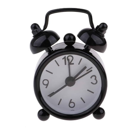 DESIGNICE 2026 New Alarm Clock Mini Metal Alarm Clock Portable Table Clock Compact Alarm Clock with Soft Wake for Bedroom Office Travel