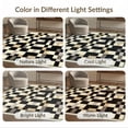 thumbnail image 7 of ODIKA 8'x10' Washable Area Rug Alfombras Contemporary Mosaic Grid Structured Interlocking Para for Living Room, Under Sectional, Family , Durable, Non-Slip, 7 of 7