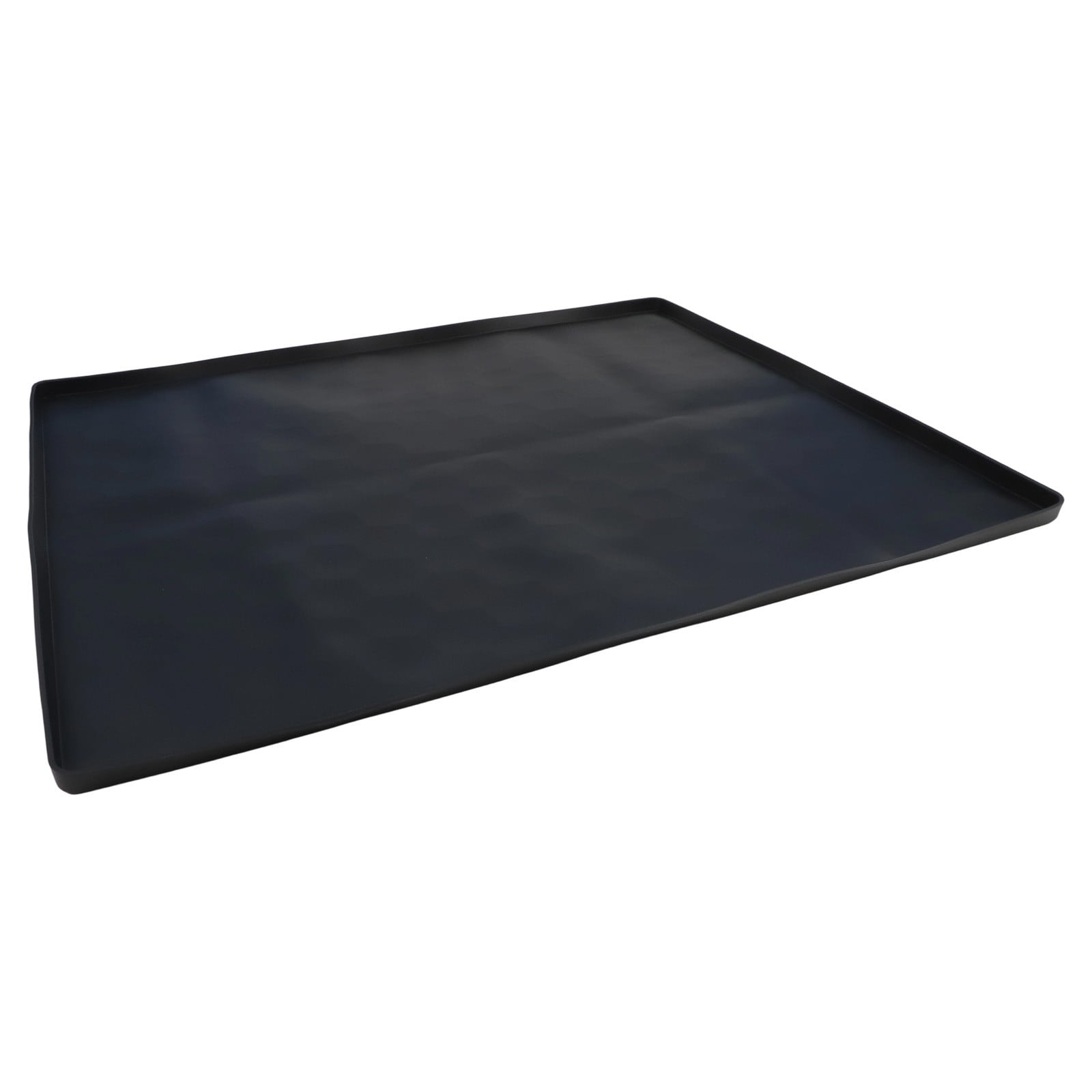 Mini Fridge Silicone Mat With Raised Edge Soft Under Refrigerator Mat Floor Protector Washable Multipurpose For Washing Machine