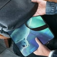 thumbnail image 4 of AWERP Polar Bear Cub Aurora Laptop Bag Diving Fabric Computer Protective Handle Case 15inch, 4 of 5