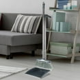 thumbnail image 3 of CNKOO 2Pcs Broom and Dustpan Set with Long Handle Retractable Upright Broom Dustpan 50.4 Inch Extendable Handle Brush with Combed Dustpan Snap-on Broom Dustpan Combo for Living Room Kitch, 3 of 11