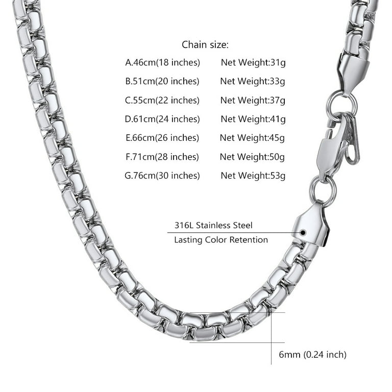 6mm 2024 box chain