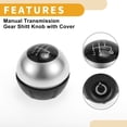 thumbnail image 4 of Unique Bargains 5 Speed Manual Gear Shifter Knob with Cover - Stick Shifter Knob - for Fiat 500 07-14 Faux Leather 1 Pc, 4 of 6