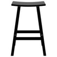 thumbnail image 3 of GARDEN 29" Inches Adirondack Plastic Outdoor Bar Stools for Patio, Black, 3 of 6
