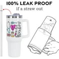 thumbnail image 3 of Nurse Gifts for Women 40oz Tumbler with Handle and Straw Lid,Nurse Accessories Vacuum Insulated Leak Proof Tumbler Gifts for Nurses,Nurses Week Gifts Stainless Steel Travel Mug,White Stethoscope, 3 of 7