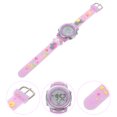 thumbnail image 3 of KAKOWELY Kids Cartoon Watch with Waterproof Design and Alarm Function for Learning Time Management Purple 30M,8.27"X1.3"X0.39", 3 of 4