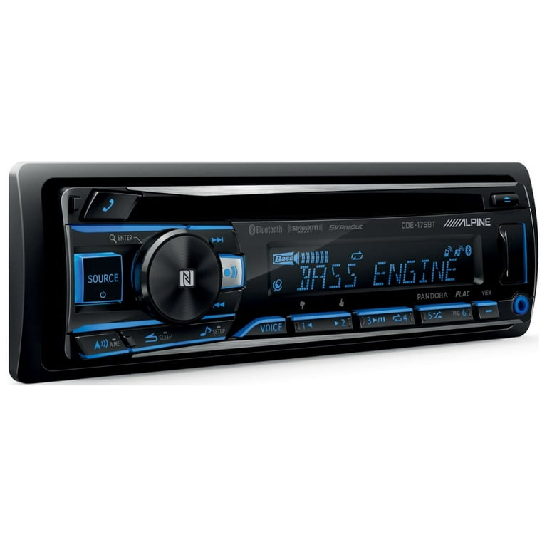  Alpine CDE-175BT CD Receiver with NFC & Bluetooth® Wireless  Technology : Electronics