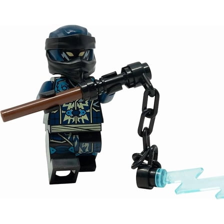 LEGO Ninjago Dragons Rising Season 2: Evil Jay Minifigure with Lightning Scythe