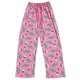 thumbnail image 5 of Pantalones de dormir bonitos de Hello Kitty con dibujos animados de estilo coreano para mujer en verano, pantalones casuales holgados y finos de color rosa para niñas, 5 of 5