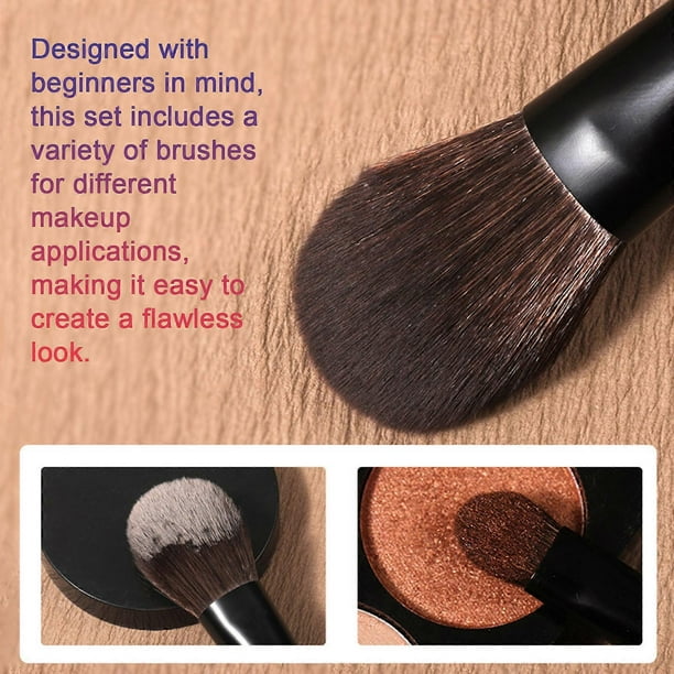 8pcs Mini Makeup Brush Set Portable Small Set Brushes Beginner Powder Eye Shadow Brushes