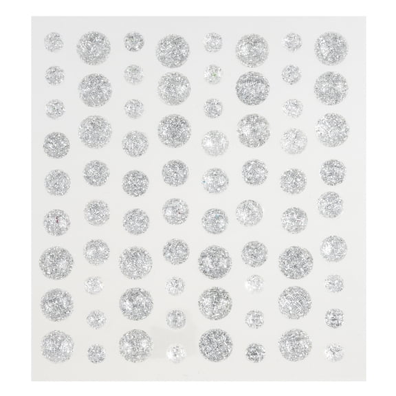 12 Packs: 72 ct. (864 total) Glitter Rhinestone Stickers by Recollections