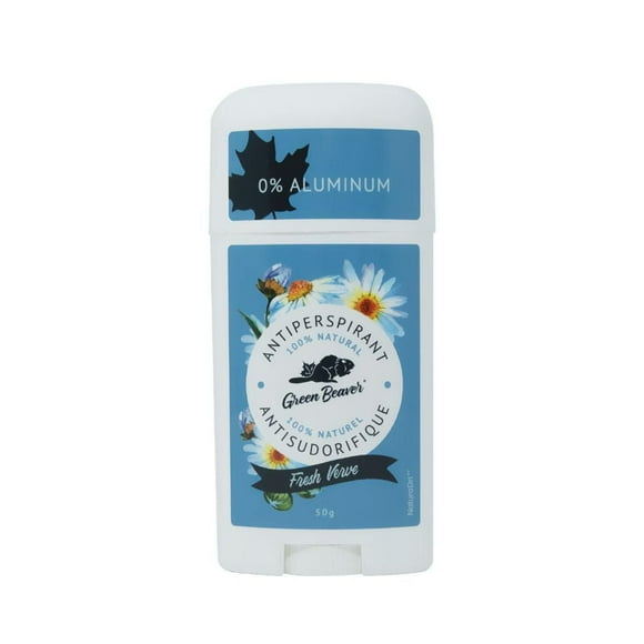 Green Beaver Antisudorifique 100% naturel - Verve Frais Contenance 50 g