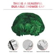 thumbnail image 5 of Disketp Green Leave Fern Shower Caps,Reusable Shower Cap For Women, Double Layer Waterproof Hair Cap, Large Size For All Hair Lengths,For Girls Spa Home Salon Use, 5 of 9