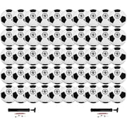 Biggz (50 Pack) Premium Classic Soccer Balls Size 5 with Ball Hand Pump