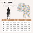 thumbnail image 4 of Naloa Zebra Colourful Pajamas for Women Set, Womens Pajama Sets, Lounge Sets for Women, 2pjs for Women-XX-Large, 4 of 7