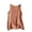 Orange, variant on Staron Summer Tops for Women Linen Round Neck Sleeveless Solid Basic Casual Beach Vacation Loose Tank Blouse, Green M