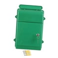 thumbnail image 2 of veasfak Wall Mounted Mailbox Hanging Post Box Collection Box Door House Key Drop Box Green, 2 of 9