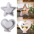 thumbnail image 4 of Hollowed Heart Silicone Molds Silicone Tealight Holder Molds for Epoxy Resin Tealight Holder Christmas Decoration, 4 of 9