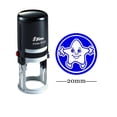 thumbnail image 1 of Round Self Inking Kids Teacher Stamp STAR Design Custom Shiny 20mm Rubber Stamp, 1 of 1