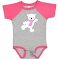 thumbnail image 3 of Inktastic Cute Polar Bear, White Bear, Ice Skating Bear Boys or Girls Baby Bodysuit, 3 of 5