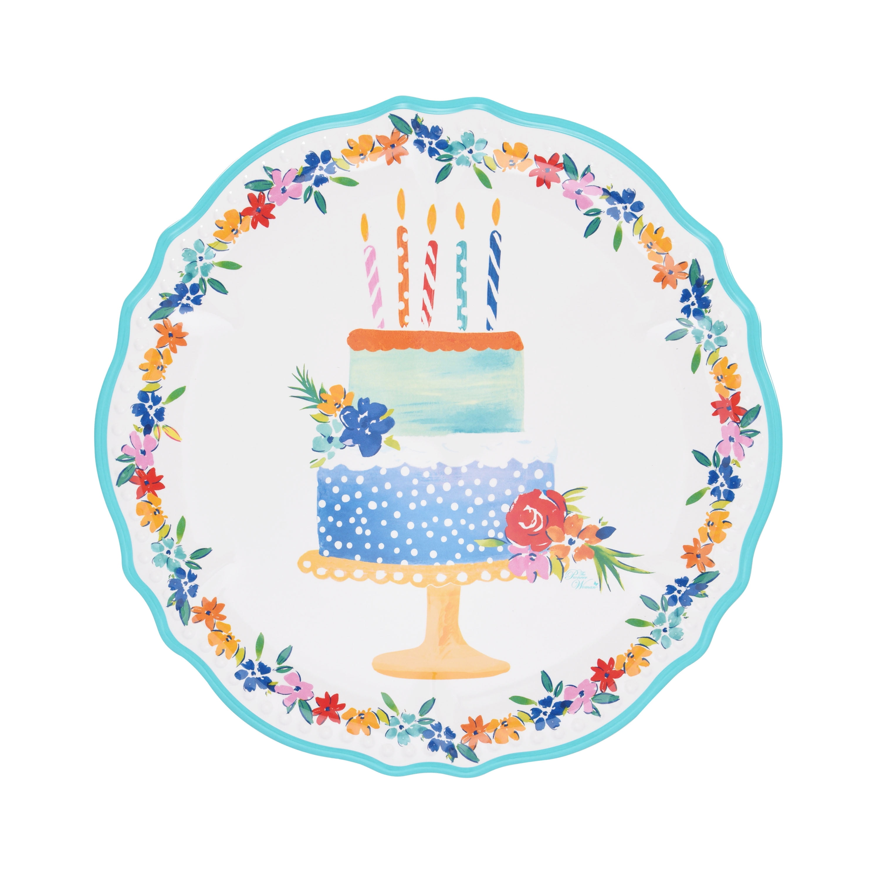 The Pioneer Woman Birthday Round Shaped 14inch Platter