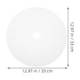 thumbnail image 2 of OULII 4Pcs Round Silicone Dehydrator Sheets Non Stick Food Dryer Mats for Home Use White, 2 of 7