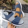 thumbnail image 6 of WMTBSRSW Womens Wedge Platform Sandals Espadrille Heels Round Open Toe Buckle Ankle Strap Summer Shoes, 6 of 9