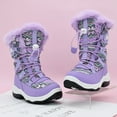 thumbnail image 7 of Nova Mountain Boys Girls Little Kids Winter Snow Boots NF-NFWB840-PurpleMulti-10, 7 of 7