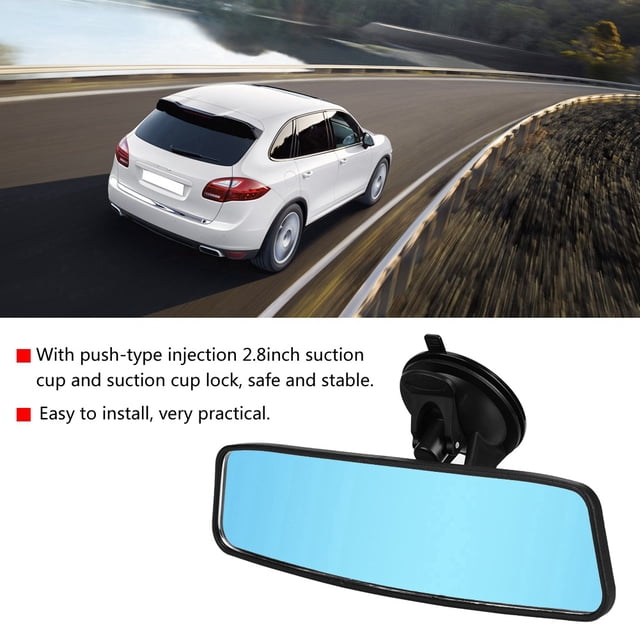 Espejo retrovisor Bling Bling para asiento trasero de coche Espejo ajustable para bebé con ventosa claridad notable