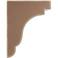 thumbnail image 2 of 5 1/4"W x 8 1/2"D x 11"H Bedford Wood Vintage Decor Bracket, Weathered Brown, 2 of 6
