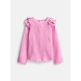 thumbnail image 2 of Wonder Nation Baby Girls Sweater Knit Top and Pants Set, 2 Piece, Sizes 0-3M-24M, 2 of 5