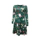 thumbnail image 1 of Vestido de mujer con estampado de Navidad, ropa de niña de dibujos animados, vestido de manga larga para ambiente de festival, tipo 4, XXL Jumpingount AP003995-23, 1 of 3