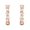 rose-gold, variant on 1-10 Carat (ctw) Princess, Marquise, Heart, Radiant and Oval Cut LAB GROWN Diamond Hoops Earrings (Color H-I Clarity VS1-VS2) Platinum 1 Carat