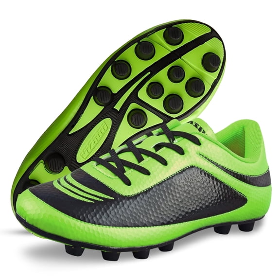  Vizari USA Infinity Soccer Cleats for Kids – Lightweight, Durable Youth Firm Ground Soccer Shoes for Boys and Girls - Green, 3