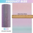 thumbnail image 2 of 1roll 6 Inch x 10 Yard Pink Glitter Tulle Roll Rainbow Gradient Tulle Netting Fabric Spool Decorative Sewing Craft Ribbon for Table Chair Tutu Skirt Christmas Party Wedding Birthday, 2 of 8