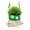 Green, variant on oshhni Cute Swinging Planter Swing Planter Pot Figurine Funny Smile Face Flower Pot for Red