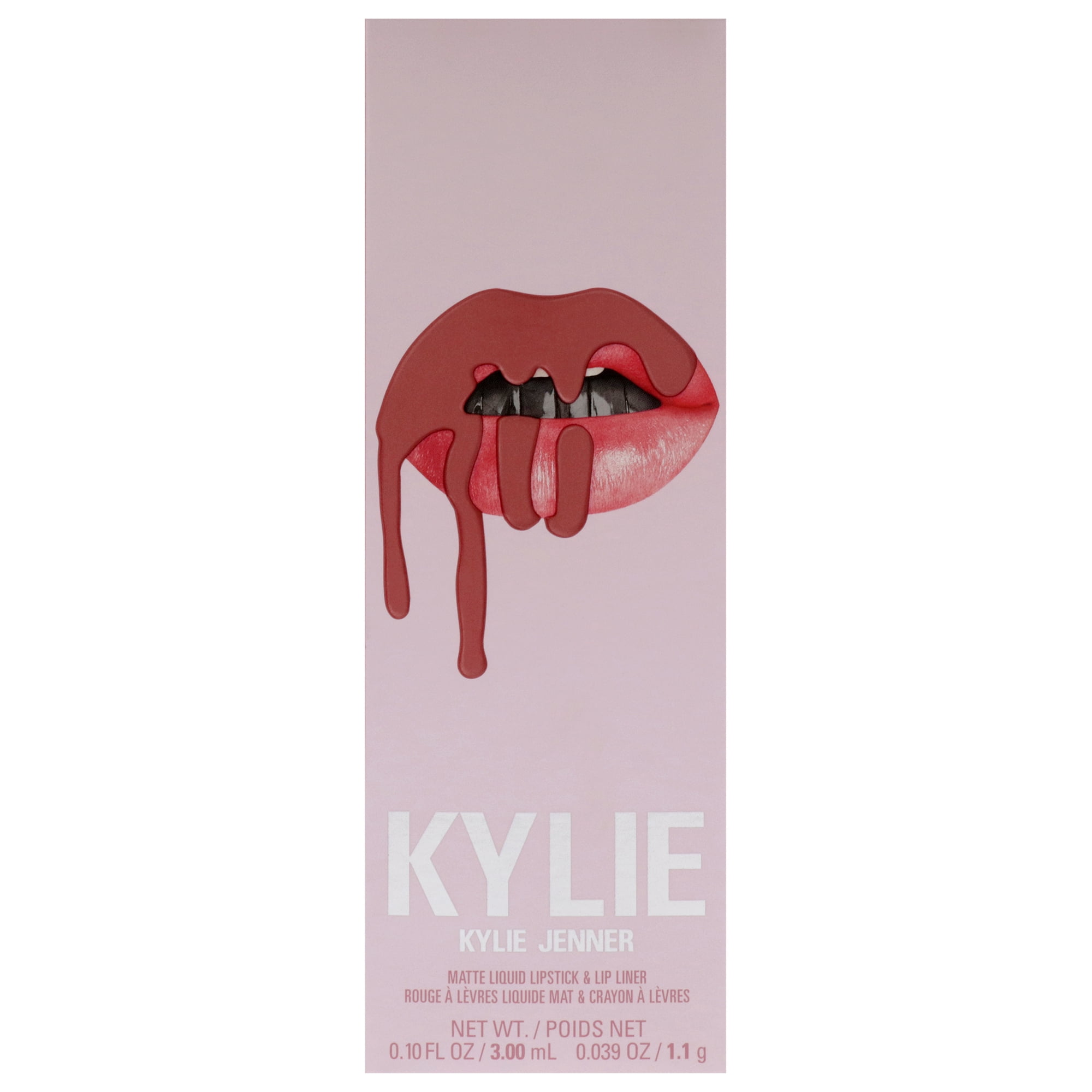 Kylie Cosmetics Matte Lip Kit - 301 Liquid Angel , 2 Pc 0.10oz Matte Liquid Lipstick, 0.03oz Lip Liner