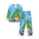 thumbnail image 1 of Fotbe Merry Christmas Gnome Pijama de Hombre con Estampado de Manga Larga, Conjunto de 2 Piezas, Ropa de Dormir Suave y Cómoda con Bolsillos-Small, 1 of 7