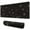 Black Christmas Star, variant on Long Mouse Pads for Desk,Black Christmas Star Pattern Desk Mats on Top Of Desks, Desk Mouse Pad Extra Large with 3mm Non-Slip Base and Stitched Edge for Gaming,Office,Work,Home 31.5x11.8in