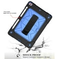 thumbnail image 6 of iPad 10.2 Shockproof Case with Screen Protector, Dteck Heavy Duty Rugged 3 Layer Hybrid Rugged Case with Rotatable Hand Strap Kickstand For iPad 10.2" 8th Gen 2020/ iPad 7th Gen 2019, Black/Blue, 6 of 7
