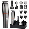 thumbnail image 2 of Cortadora de pelo para hombre Barba Trimmer Kit de aseo Cortadora de pelo Trimmer Body Groomer Trimmer para nariz Oreja Vello facial Inalámbrico Impermeable 6 en 1 XianweiShao 8390615102278, 2 of 5