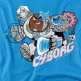 thumbnail image 2 of Teen Titans Go T-Shirt Cyborg Unisex Graphic Tee For Men & Women, 2 of 7