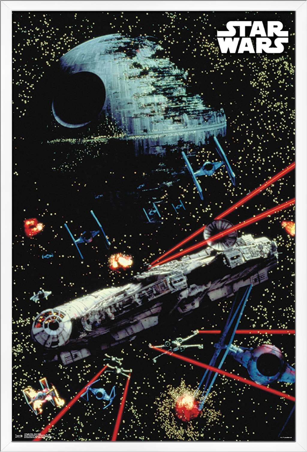 Star Wars Saga Space Battle Poster