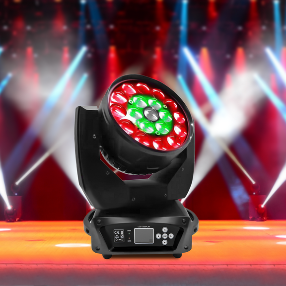 250W LED Moving Head DJ Lighting DMX RGBW Beam Zoom Stage Spot Disco Party Light
