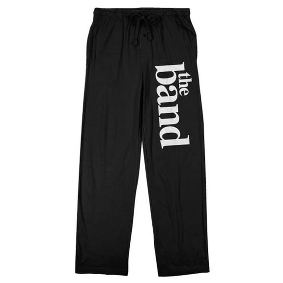 The Band Men's Black Sleep Pants-Medium
