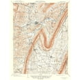 thumbnail image 2 of USGS 12x14 Gold Ornate Wood Framed with Double Matting Museum Art Print Titled - Hollidaysburg Pennsylvania Quad - USGS 1903, 2 of 4