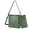 Baroque Flower Rose, variant on Vintage Peacock Lotus Print Large Leather Crossbody Handbag with Wrist Wallet for Women, Waterproof Bucket Bag Purse and Wallet Set for Shopping Working