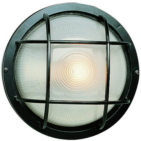 BelAire Port Hole Bulkhead 8" Outdoor Light, Black