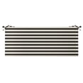 thumbnail image 2 of RSH Décor Indoor Outdoor Foam Bench Cushion with Ties, 72” x 18” x 3", Black & White Stripe, 2 of 6