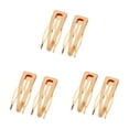 thumbnail image 1 of fastboy Hair Ornaments Sturdy Simple Styling Tools Side Clip Snap Fastener Clip Gold 3Set, 1 of 6